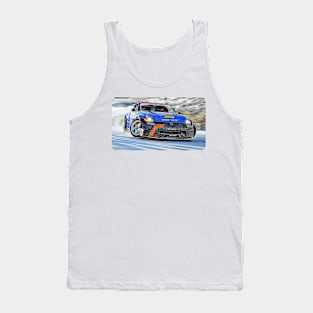 370z Drift Cartoon Drawing Action Print Tank Top